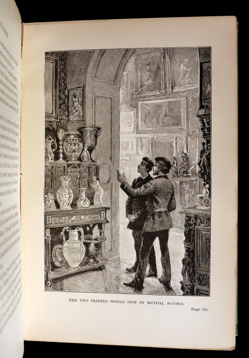 1893 Scarce 1st US Edition - AXEL EBERSEN, The Graduate of Upsala by Jules Verne collaborator, André Laurie.