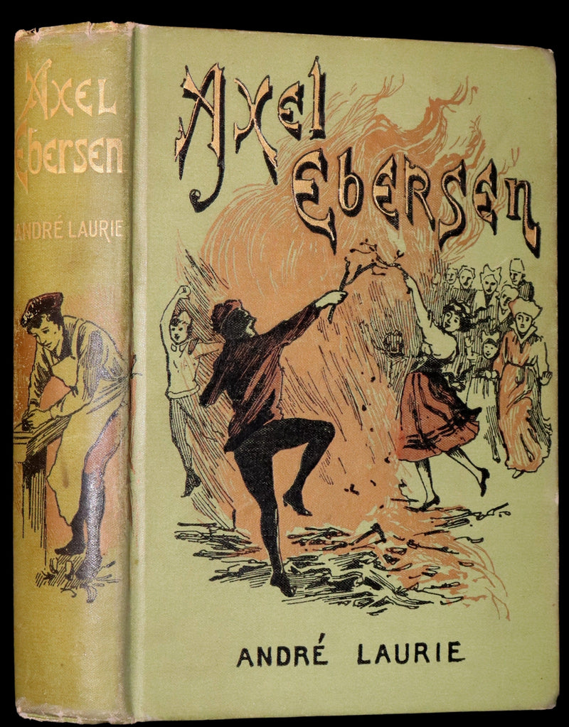 1893 Scarce 1st US Edition - AXEL EBERSEN, The Graduate of Upsala by Jules Verne collaborator, André Laurie.