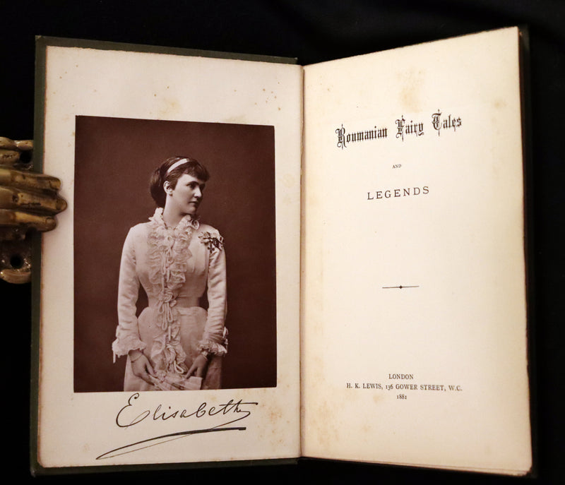 1881 Scarce First Edition - Roumanian Fairy Tales and Legends by E. B. Mawr.