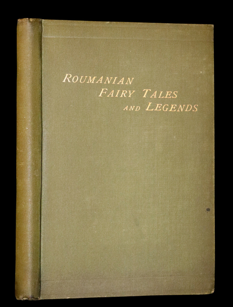 1881 Scarce First Edition - Roumanian Fairy Tales and Legends by E. B. Mawr.