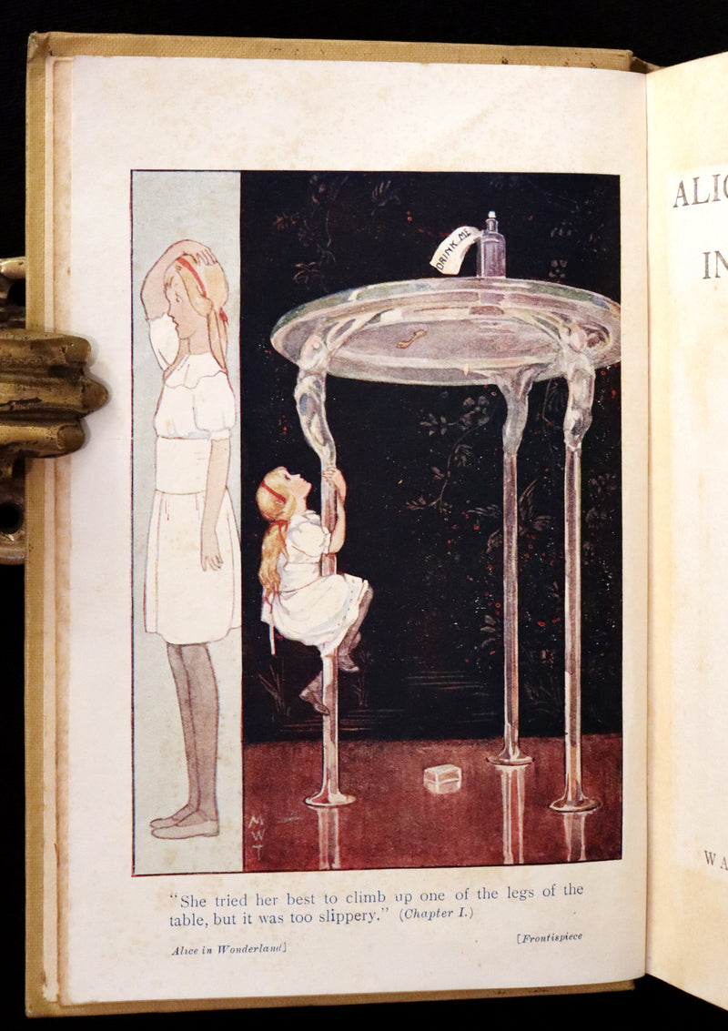 1920 Scarce Edition - Alice's Adventures in Wonderland with frontispiece by Margaret Tarrant.