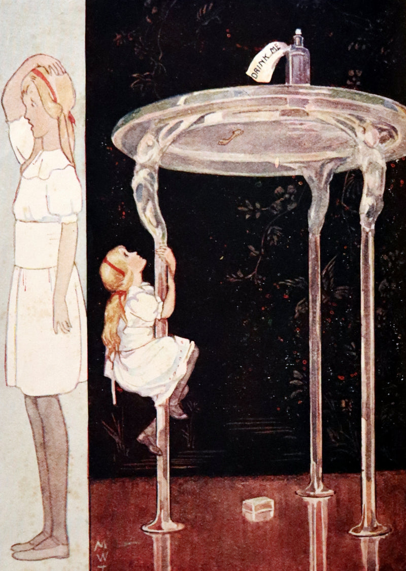 1920 Scarce Edition - Alice's Adventures in Wonderland with frontispiece by Margaret Tarrant.