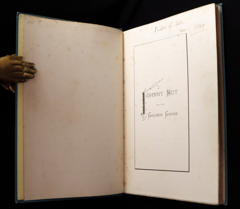 1887 Rare First Edition - Johnny Nut and the Golden Goose by Andrew Lang. Illustrated.