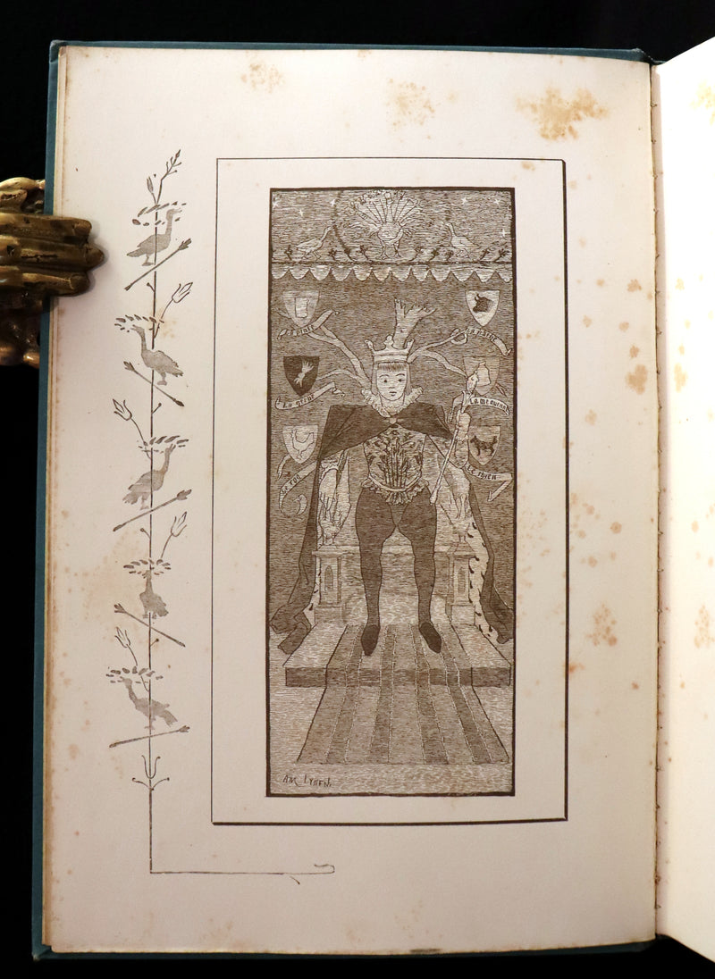 1887 Rare First Edition - Johnny Nut and the Golden Goose by Andrew Lang. Illustrated.