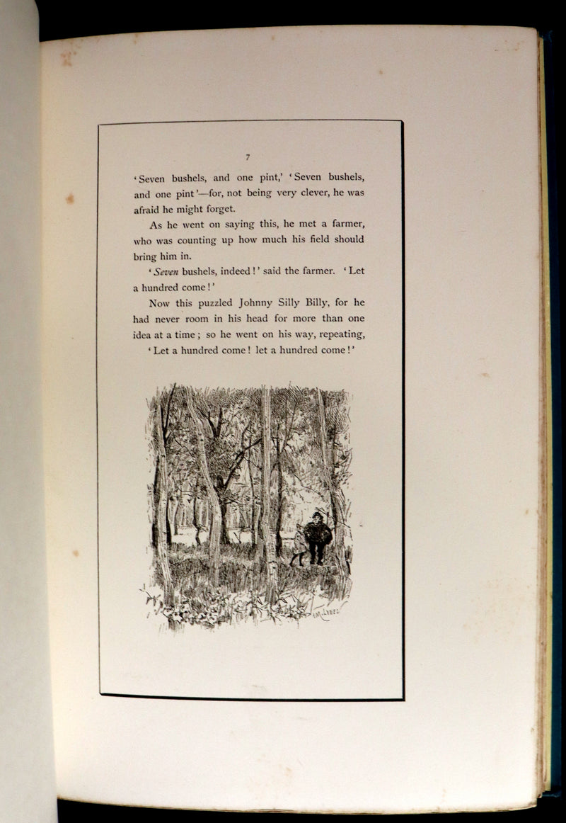 1887 Rare First Edition - Johnny Nut and the Golden Goose by Andrew Lang. Illustrated.