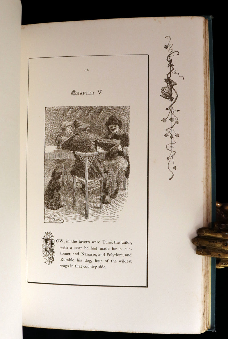 1887 Rare First Edition - Johnny Nut and the Golden Goose by Andrew Lang. Illustrated.