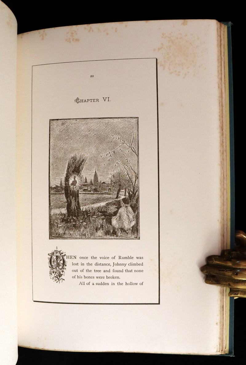 1887 Rare First Edition - Johnny Nut and the Golden Goose by Andrew Lang. Illustrated.