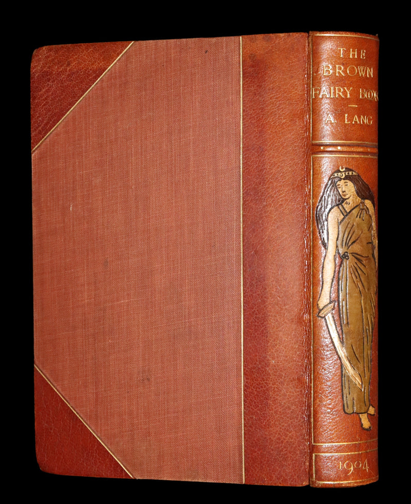 1904 Rare First Edition bound by Morrell - The BROWN FAIRY BOOK by Andrew Lang Illustrated by H. J. FORD.