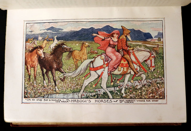 1904 Rare First Edition bound by Morrell - The BROWN FAIRY BOOK by Andrew Lang Illustrated by H. J. FORD.