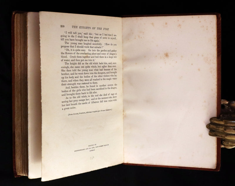 1904 Rare First Edition bound by Morrell - The BROWN FAIRY BOOK by Andrew Lang Illustrated by H. J. FORD.