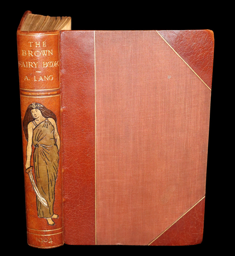 1904 Rare First Edition bound by Morrell - The BROWN FAIRY BOOK by Andrew Lang Illustrated by H. J. FORD.