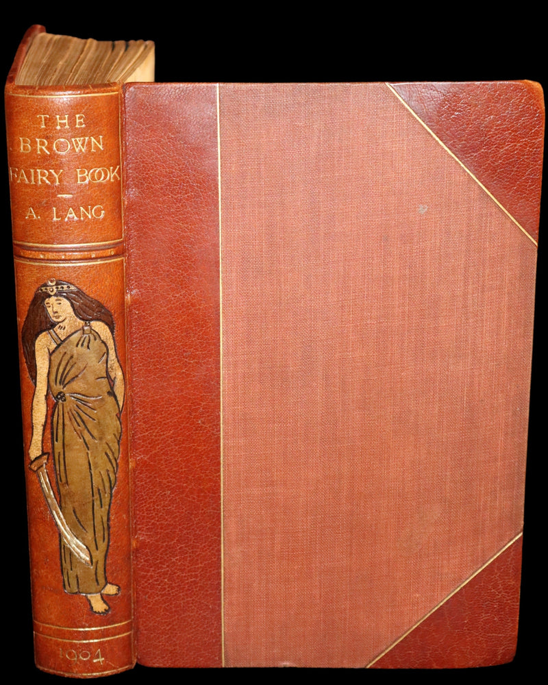 1904 Rare First Edition bound by Morrell - The BROWN FAIRY BOOK by Andrew Lang Illustrated by H. J. FORD.