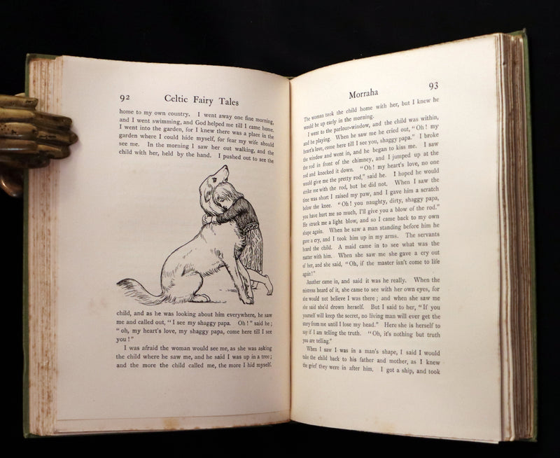 1894 Scarce First Edition - MORE CELTIC FAIRY TALES by Joseph Jacobs Illustrated by John D. Batten.