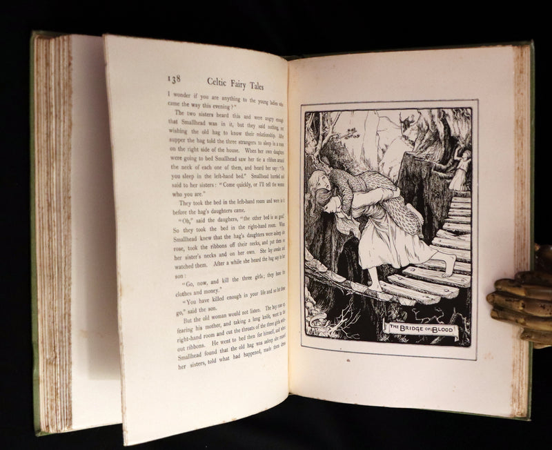 1894 Scarce First Edition - MORE CELTIC FAIRY TALES by Joseph Jacobs Illustrated by John D. Batten.