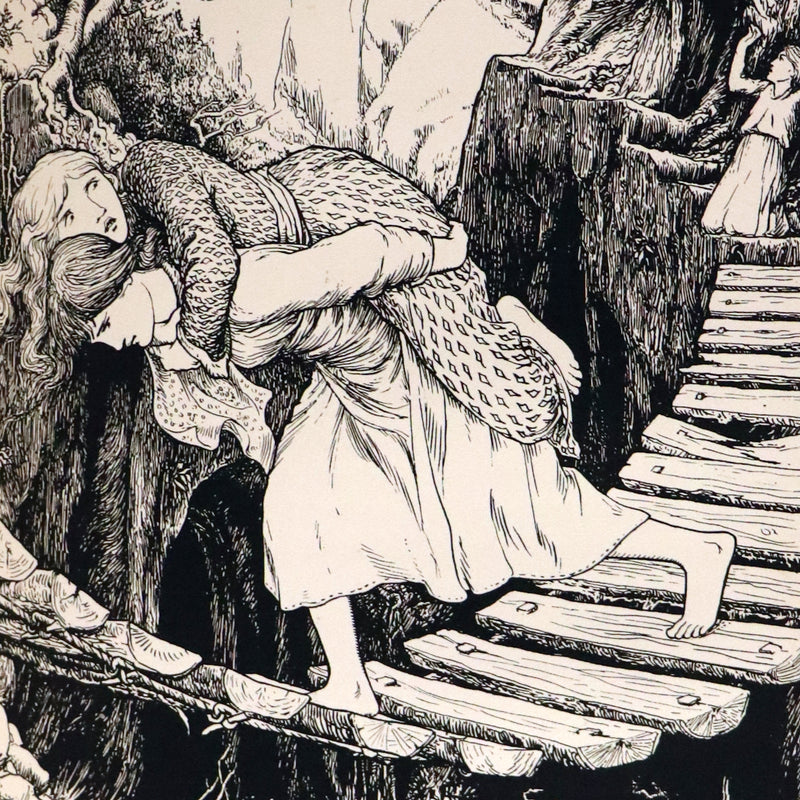 1894 Scarce First Edition - MORE CELTIC FAIRY TALES by Joseph Jacobs Illustrated by John D. Batten.