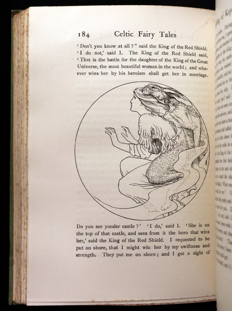 1894 Scarce First Edition - MORE CELTIC FAIRY TALES by Joseph Jacobs Illustrated by John D. Batten.