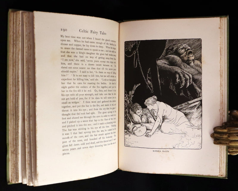 1894 Scarce First Edition - MORE CELTIC FAIRY TALES by Joseph Jacobs Illustrated by John D. Batten.