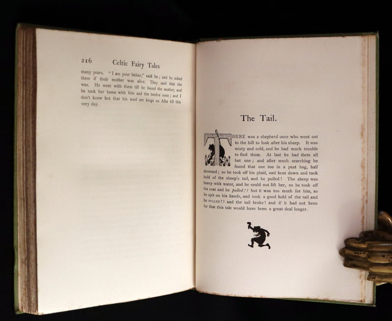 1894 Scarce First Edition - MORE CELTIC FAIRY TALES by Joseph Jacobs Illustrated by John D. Batten.