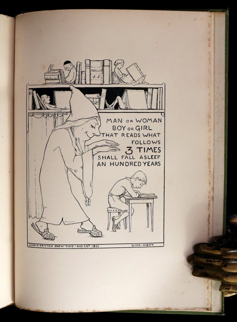 1894 Scarce First Edition - MORE CELTIC FAIRY TALES by Joseph Jacobs Illustrated by John D. Batten.
