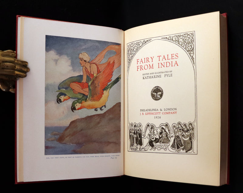 1926 First Edition with Dust jacket - Fairy Tales from India by Katherine Pyle.