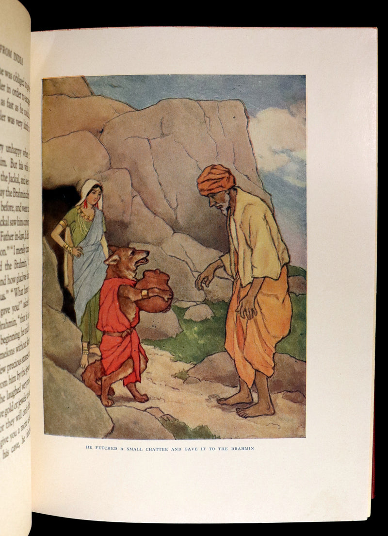 1926 First Edition with Dust jacket - Fairy Tales from India by Katherine Pyle.