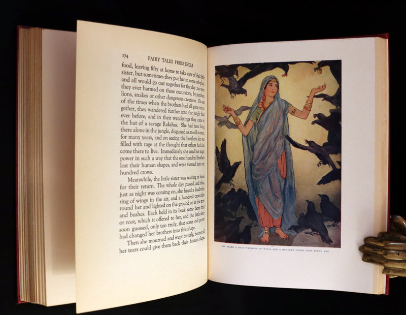 1926 First Edition with Dust jacket - Fairy Tales from India by Katherine Pyle.