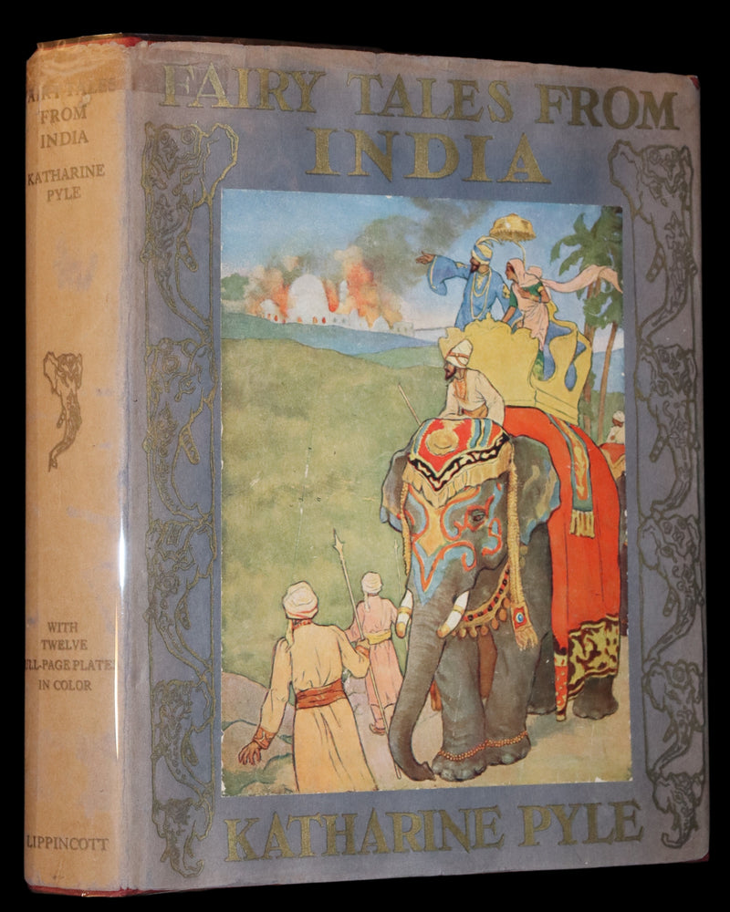 1926 First Edition with Dust jacket - Fairy Tales from India by Katherine Pyle.