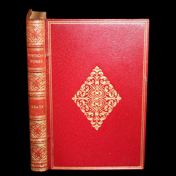1929 Beautiful Book bound by Riviere & Son - The Poetical Works of John Keats. Ode on Melancholy.