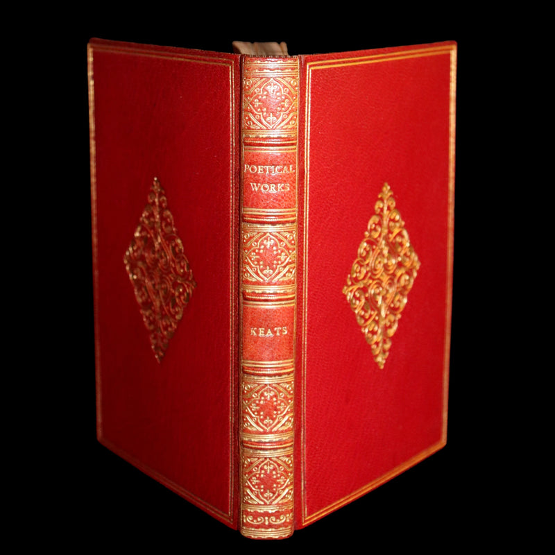 1929 Beautiful Book bound by Riviere & Son - The Poetical Works of John Keats. Ode on Melancholy.