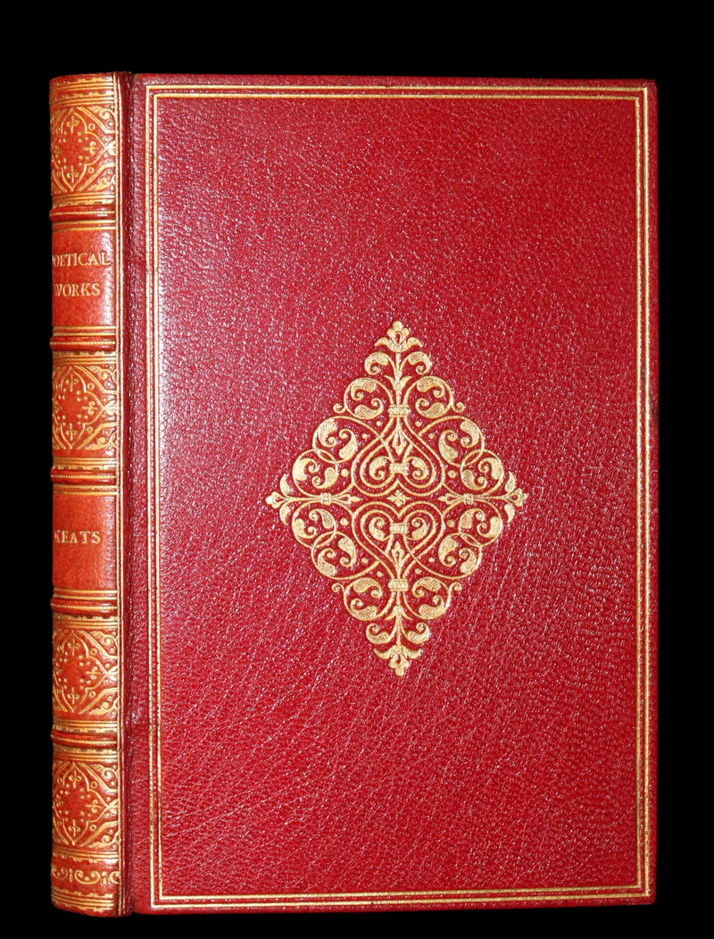 1929 Beautiful Book bound by Riviere & Son - The Poetical Works of John Keats. Ode on Melancholy.