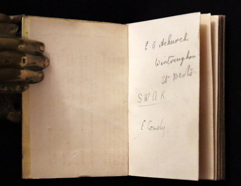 1870 Rare small Floriography Book ~ The Language of Flowers Adapted from The Language and Sentiment of Flowers.