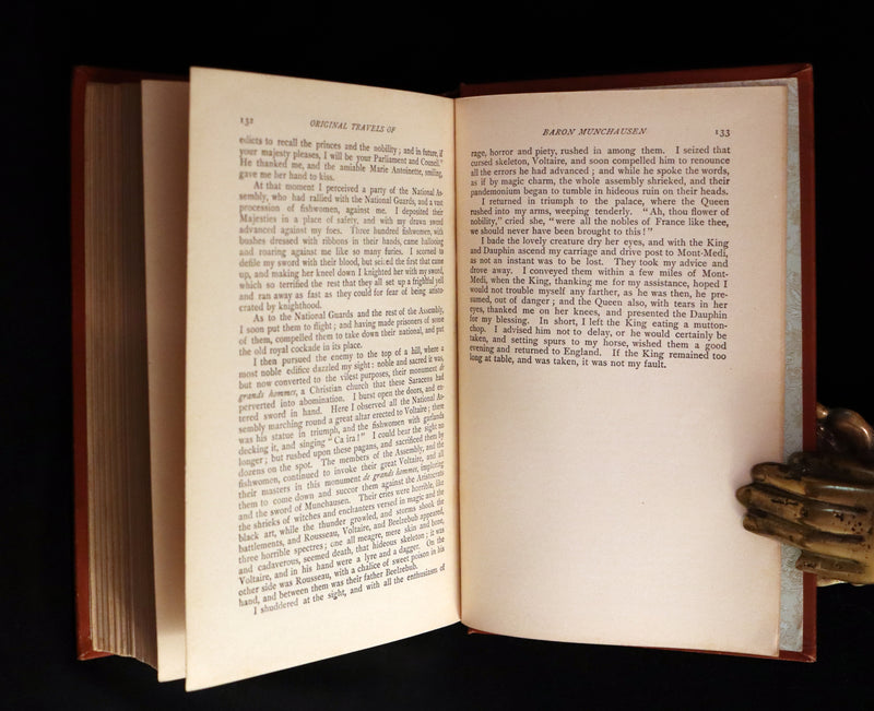 1885 Rare Victorian Book - Gulliver's Travels Into Several Remote Nations of the World & Baron Munchausen Illustrated.