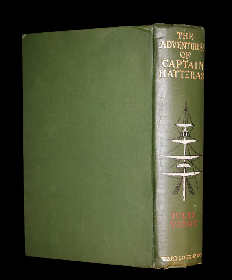1909 Rare Book - JULES VERNE, The Adventures of Captain Hatteras. The English at the North Pole and The Ice Desert.