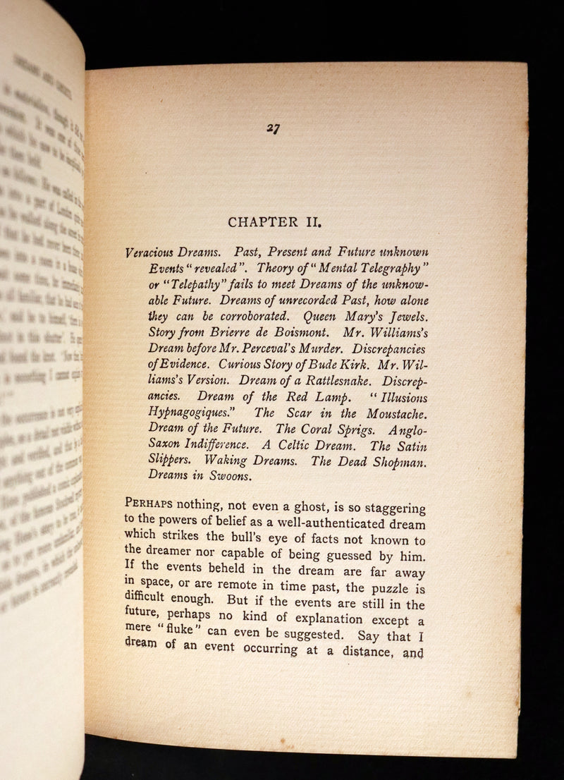 1899 Scarce Book - THE BOOK OF DREAMS AND GHOSTS by Andrew Lang.