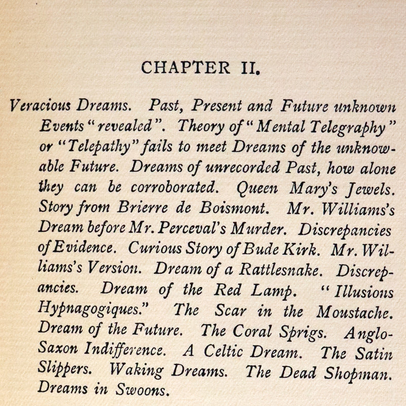1899 Scarce Book - THE BOOK OF DREAMS AND GHOSTS by Andrew Lang.