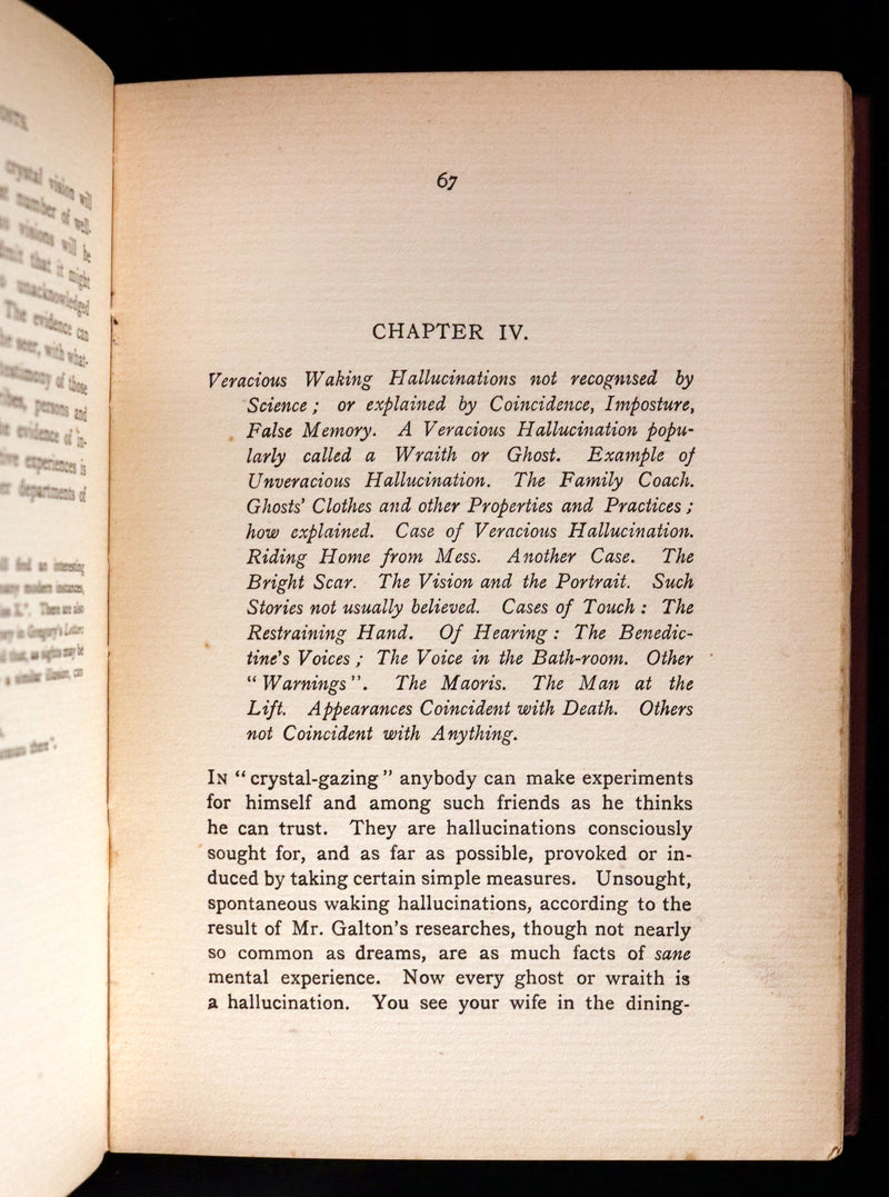 1899 Scarce Book - THE BOOK OF DREAMS AND GHOSTS by Andrew Lang.