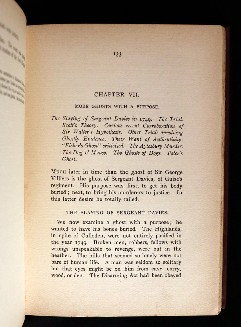 1899 Scarce Book - THE BOOK OF DREAMS AND GHOSTS by Andrew Lang.