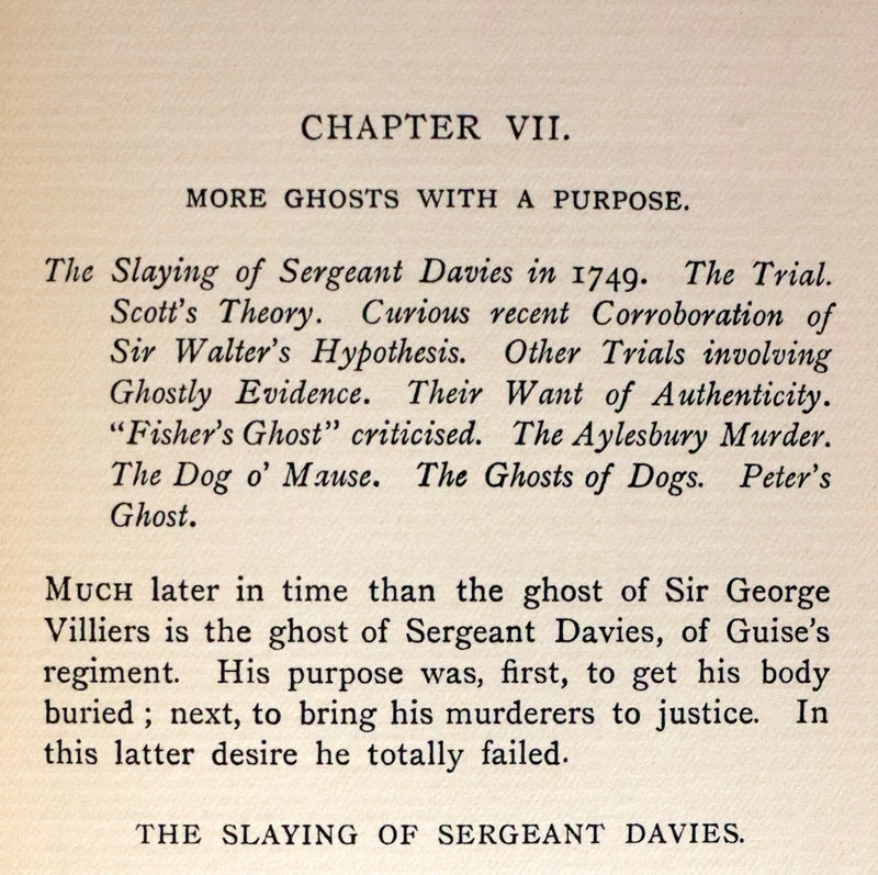 1899 Scarce Book - THE BOOK OF DREAMS AND GHOSTS by Andrew Lang.