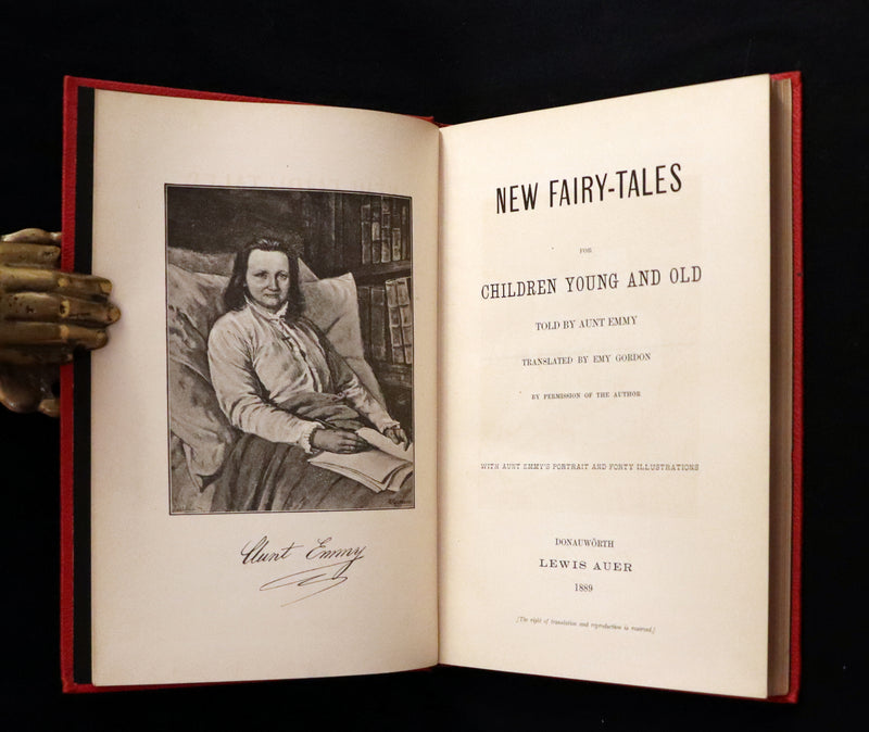 1889 Scarce First English Edition - New Fairy-Tales told by Aunt Emmy. Illustrated.