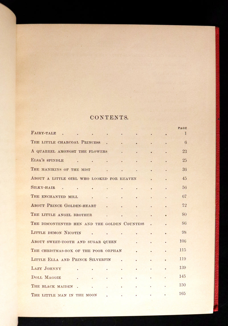 1889 Scarce First English Edition - New Fairy-Tales told by Aunt Emmy. Illustrated.