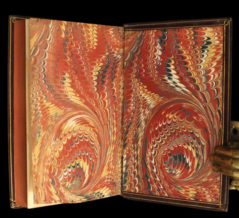 1862 Nice Victorian binding - Legend of King Arthur - IDYLLS OF THE KING by Alfred Tennyson.