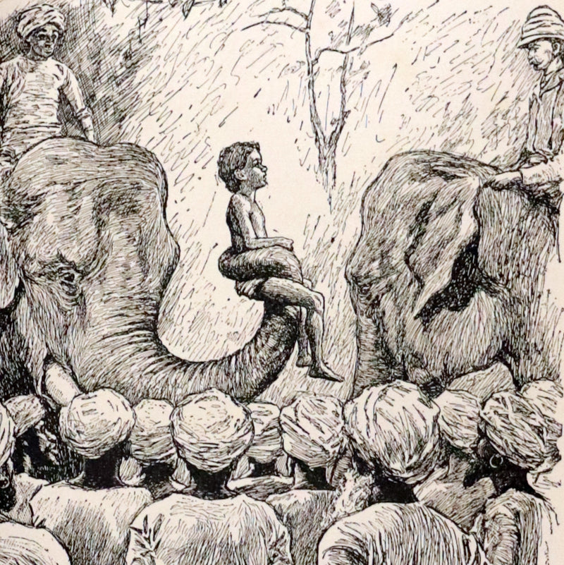 1894 Rare First Edition, second printing - The Jungle Book by Rudyard Kipling. Illustrated.