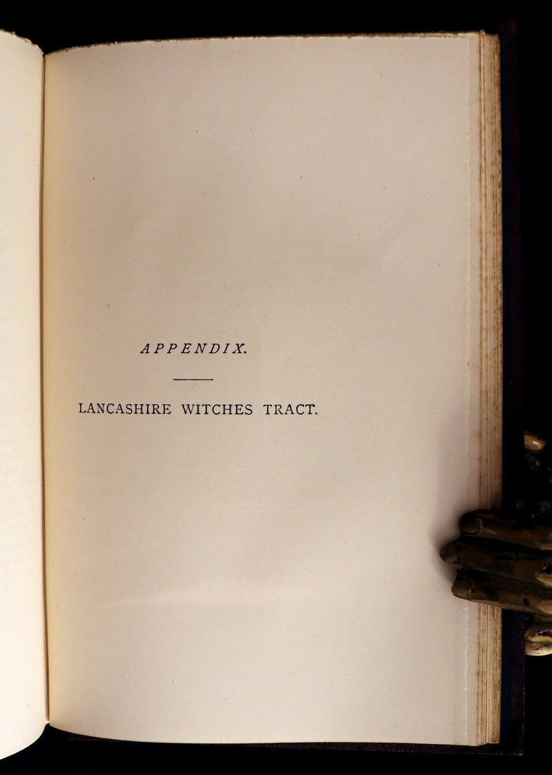 1873 Rare First Edition - LANCASHIRE LEGENDS, SUPERSTITIONS & WITCHES by HARLAND & WILKINSON.