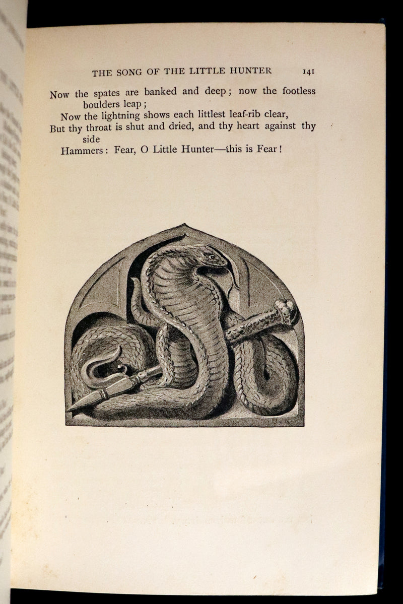1895 Rare First Edition - The Second Jungle Book by Rudyard Kipling.