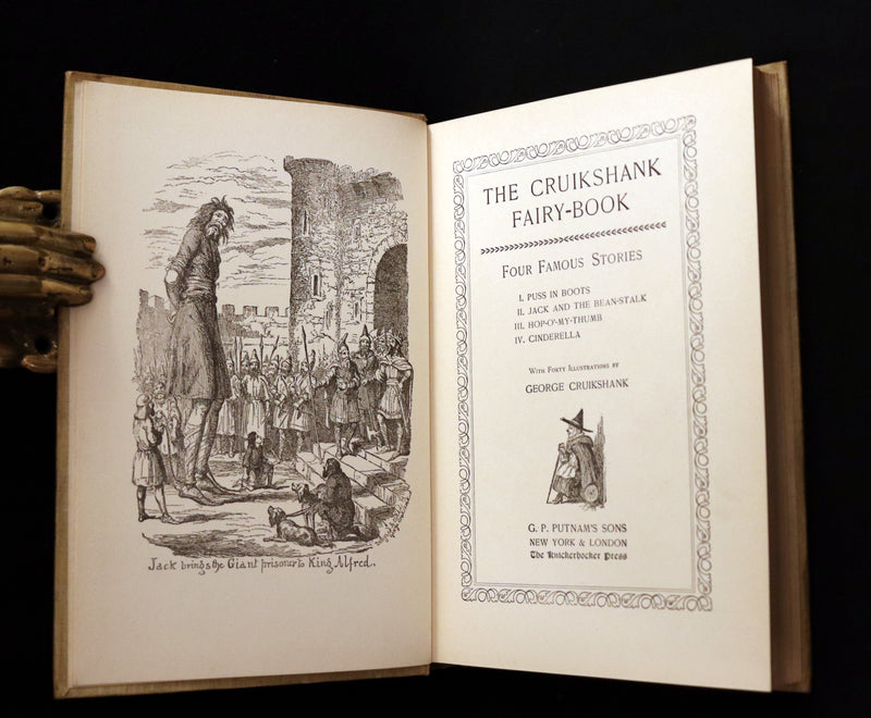 1900 Scarce Book - The CRUIKSHANK FAIRY BOOK - Four Famous Stories Illustrated.