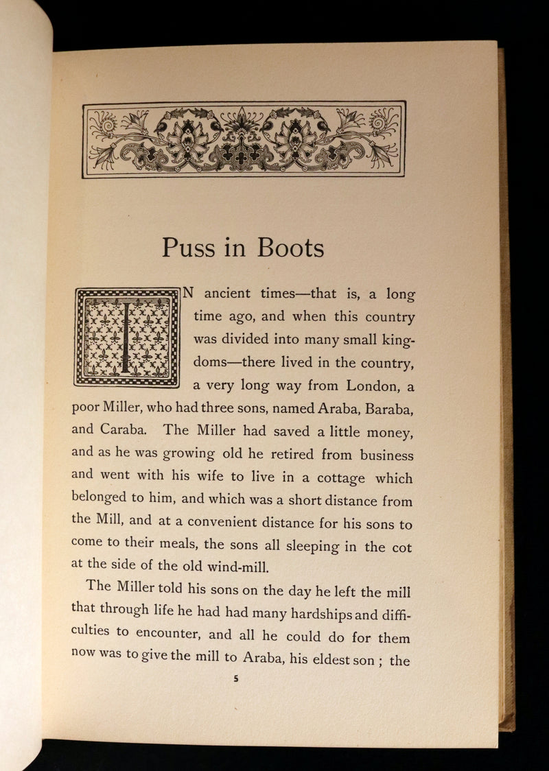 1900 Scarce Book - The CRUIKSHANK FAIRY BOOK - Four Famous Stories Illustrated.