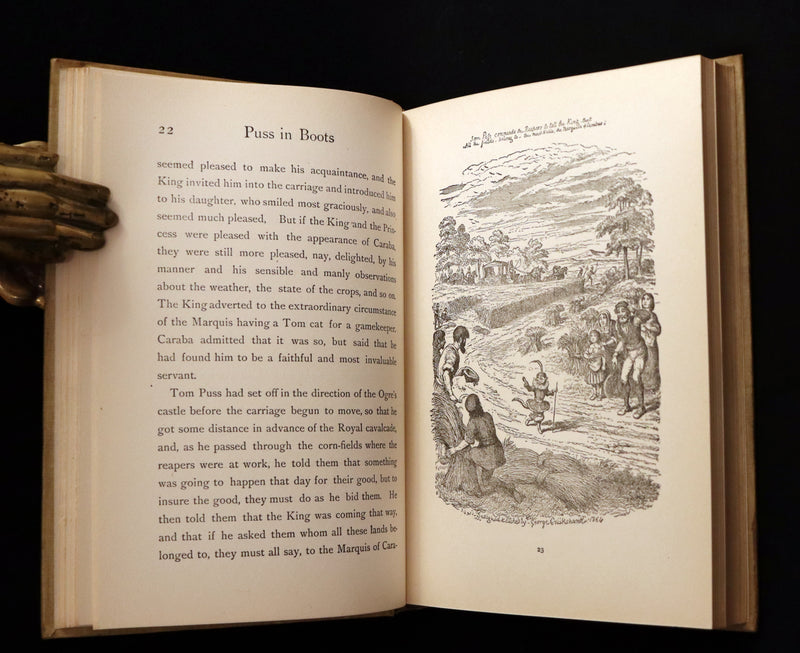 1900 Scarce Book - The CRUIKSHANK FAIRY BOOK - Four Famous Stories Illustrated.