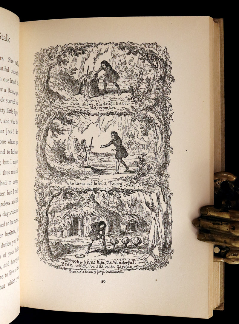 1900 Scarce Book - The CRUIKSHANK FAIRY BOOK - Four Famous Stories Illustrated.