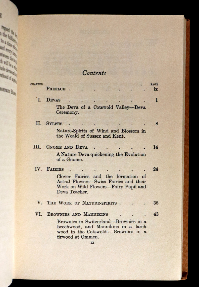 1927 Rare First Edition - THE KINGDOM OF FAERIE (Fairies) by Geoffrey Hodson. Sylphs, Gnome, Deva, Brownies, Mannikins,...
