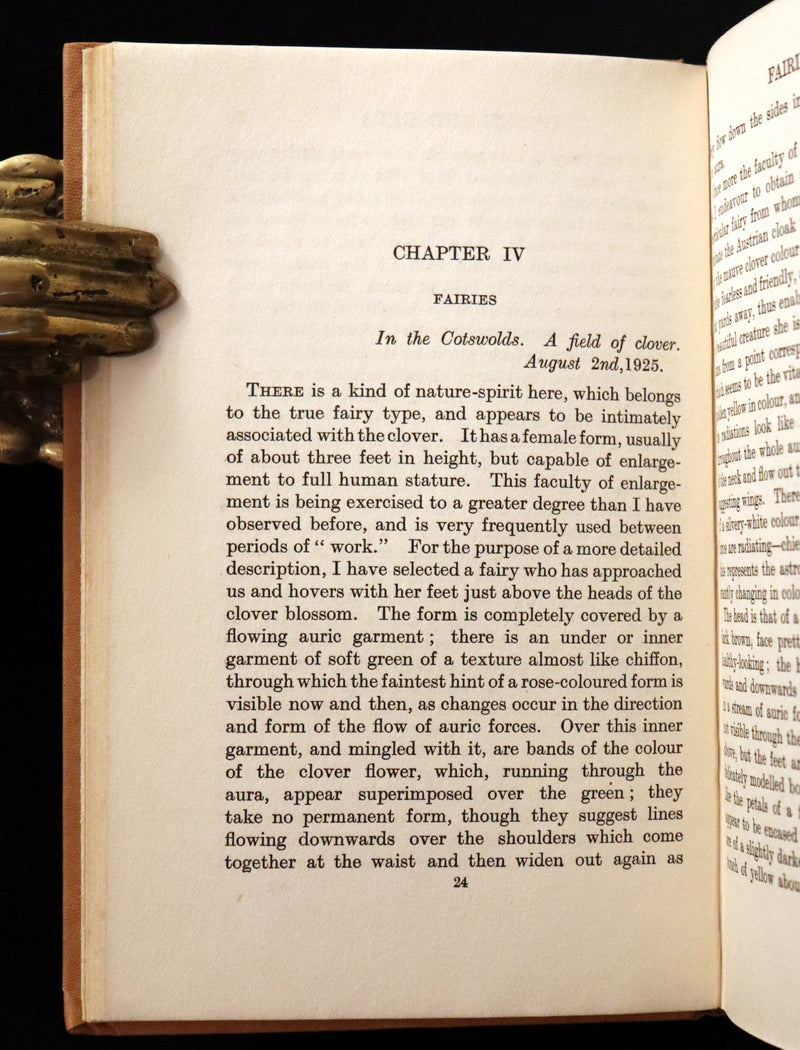 1927 Rare First Edition - THE KINGDOM OF FAERIE (Fairies) by Geoffrey Hodson. Sylphs, Gnome, Deva, Brownies, Mannikins,...